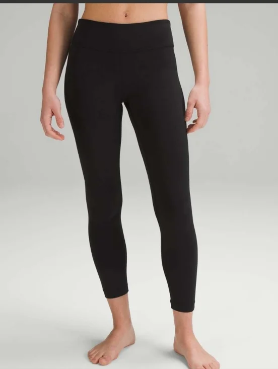 Lululemon Align Low-Rise Pant 25" Sz 6 Black - Picture 3 of 12